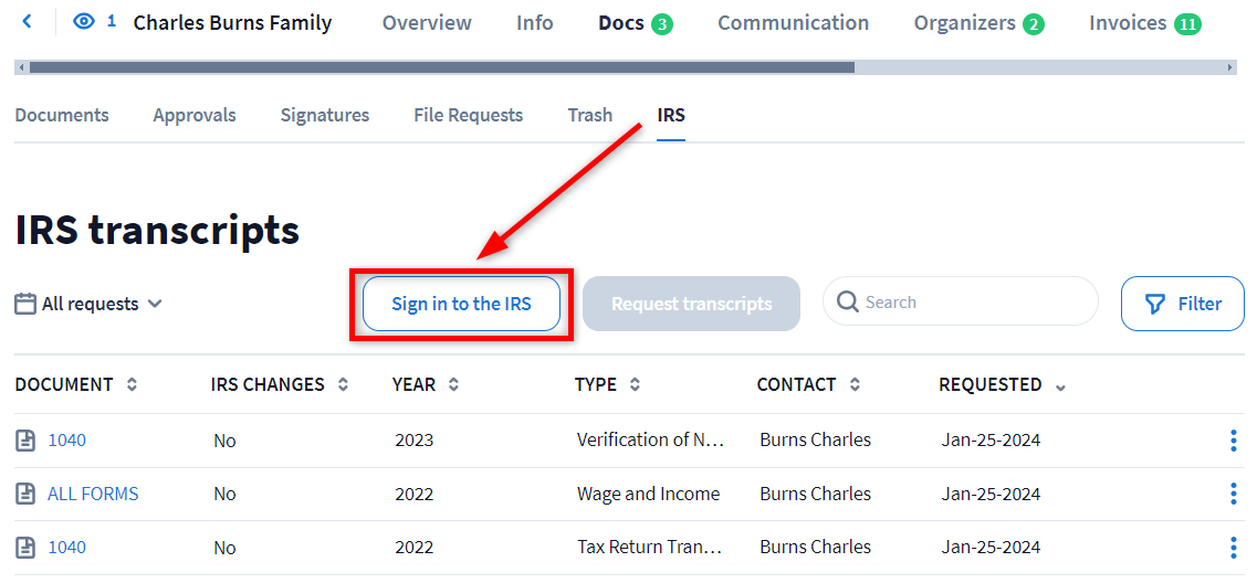Irs Sign In Connect to IRS - TaxDome Help Center