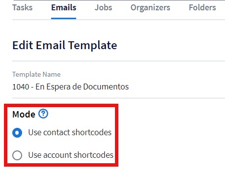 Shortcode modes in emails - TaxDome Help Center