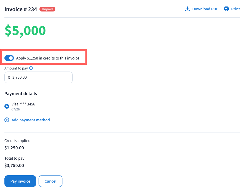 Prepayment Enable prepayment for clients - TaxDome Help Center