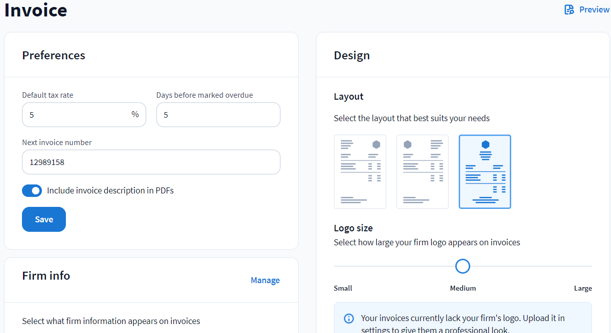 Recurring invoices: Overview - TaxDome Help Center