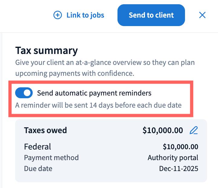 Create and send tax return delivery - TaxDome Help Center