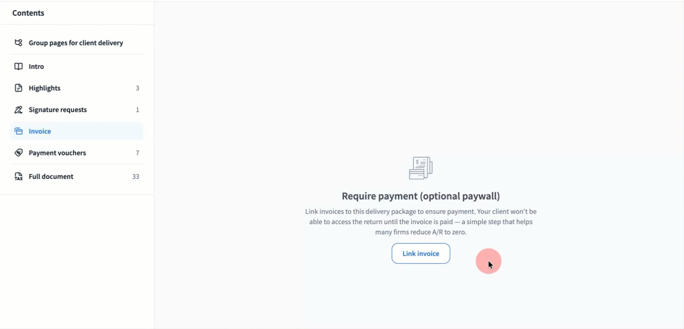 Create and send tax return delivery - TaxDome Help Center
