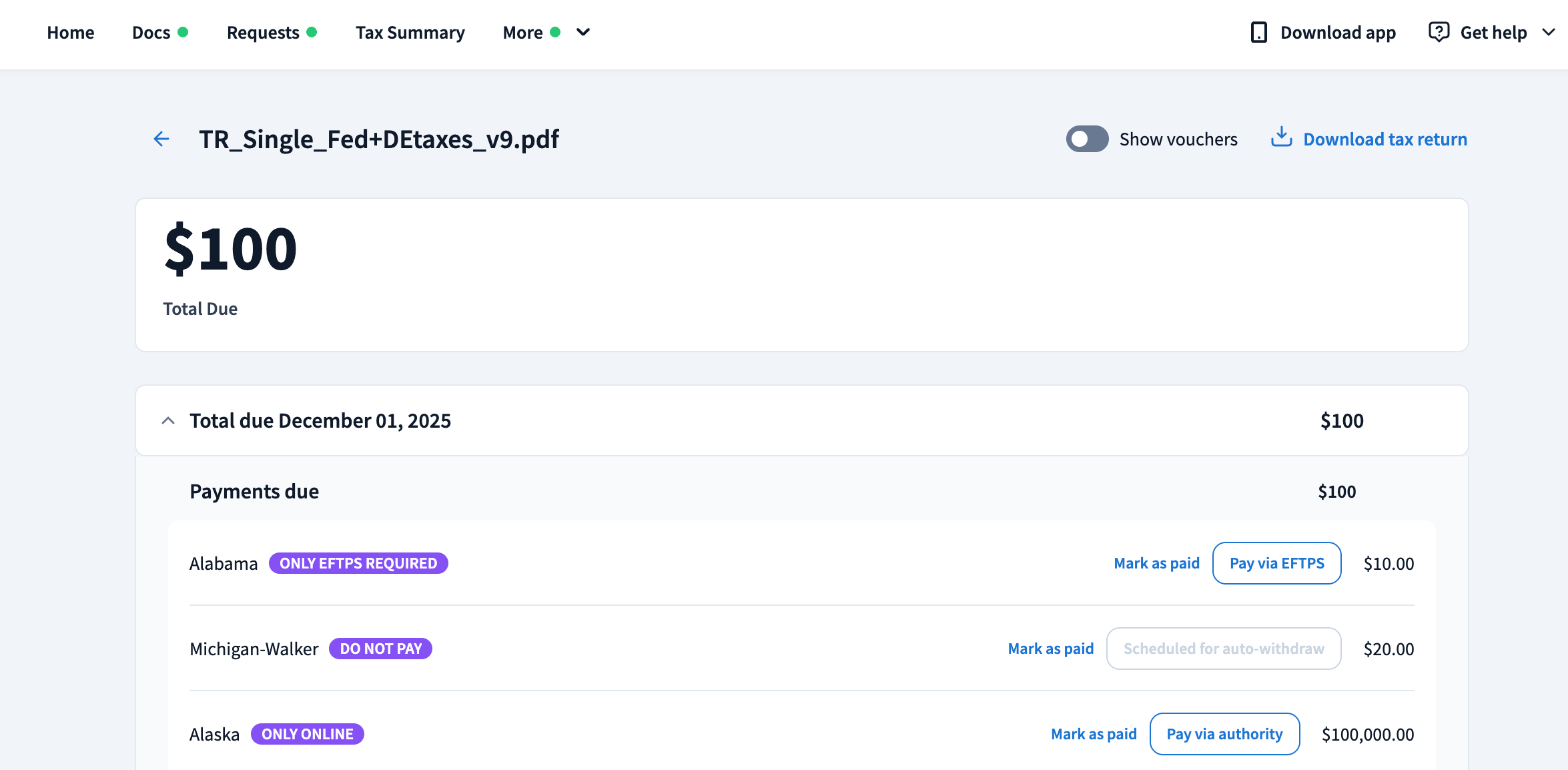 Create and send tax return delivery - TaxDome Help Center